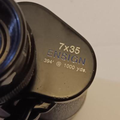 Vintage Bushnell fully coated optics 7 x 35 ENSIGN 394' @ 1000 Yds. Binoculars with case