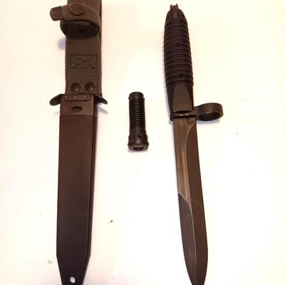 German G3 Rifle Bayonet with Scabbard