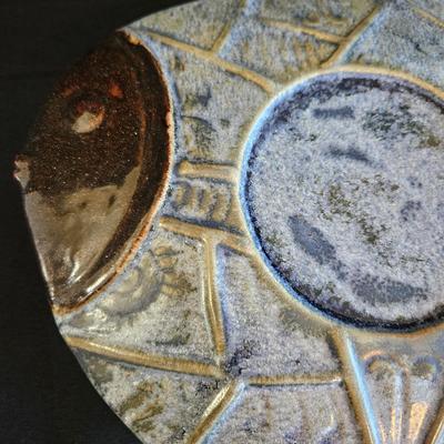 Unique Fish Pottery Pieces, incl. Local Artist Doug Dacey (DR-DW)