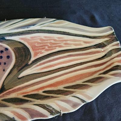 Unique Fish Pottery Pieces, incl. Local Artist Doug Dacey (DR-DW)