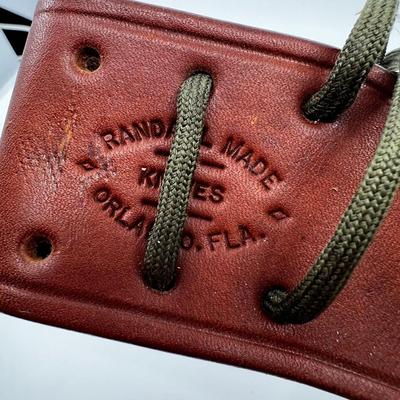 460 Buckmaster 184 Survival Knife with Custom Randall Leather Sheath