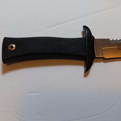 NEW MUELA 55-14 Kraton Handled Fixed Blade Hunting Knife with Nylon Sheath