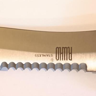 NEW MUELA 55-14 Kraton Handled Fixed Blade Hunting Knife with Nylon Sheath