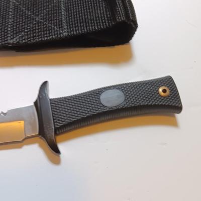 NEW MUELA 55-14 Kraton Handled Fixed Blade Hunting Knife with Nylon Sheath
