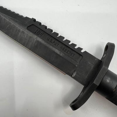 461 Buckmaster 184 U.S. PAT. 4622707 Survival Knife with Sheath