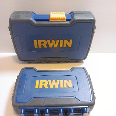 IRWIN Drill and driver set assortment in plastic storage cases
