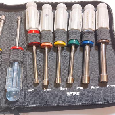 Craftsman 12-piece nut driver set in canvas storage bag