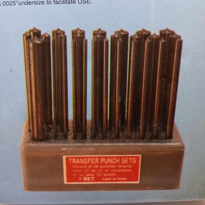 Pittsburgh P3577 28-piece Transfer Punch set