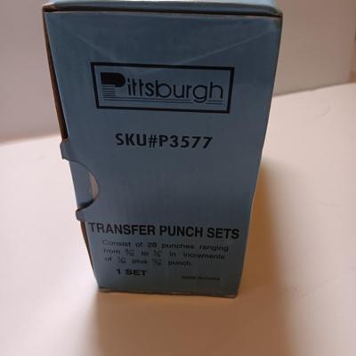 Pittsburgh P3577 28-piece Transfer Punch set