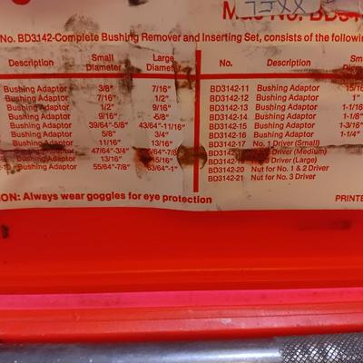 MAC TOOLS Bushing Driver set - Bushing remover and inserting set