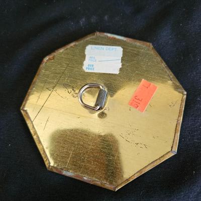 Unique Batik and Brass Framed Mirrors (LR-DW)