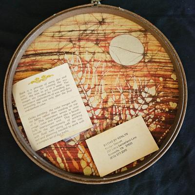 Unique Batik and Brass Framed Mirrors (LR-DW)