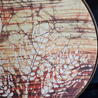 Unique Batik and Brass Framed Mirrors (LR-DW)