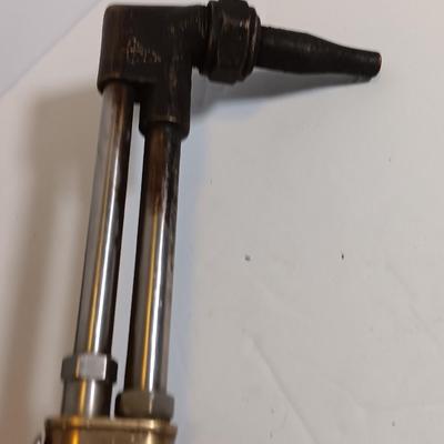 Victor straight cutting / welding torch head with shades and welding gloves.