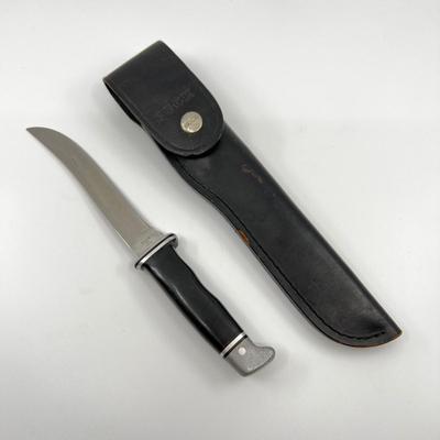 464 Vintage Buck 121 Fixed Blade Fillet Buck Knife with Sheath