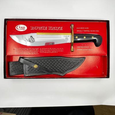 465 Case XX Bowie Hunter Survival Knife / Scabbard