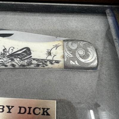 466 Case XX No.165 SAB SSP Moby Dick Engraved Pocket Knife