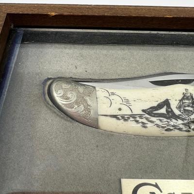 466 Case XX No.165 SAB SSP Moby Dick Engraved Pocket Knife
