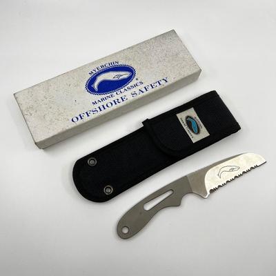 468 Myerchin Marine Classics Model A500 Safety/Dive Knife with Sheath