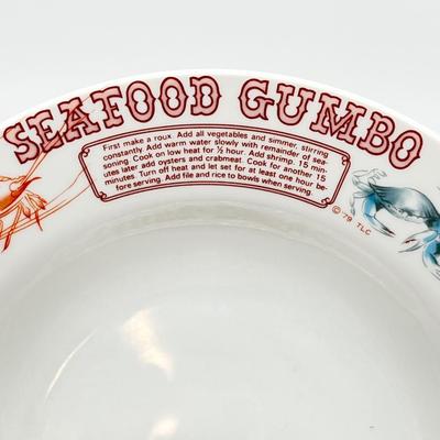 L JUNGBERG COLLECTION ~ Seafood Gumbo Bowls ~ Set Of Seven (7)