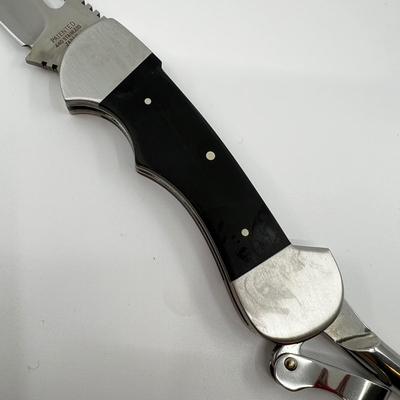 469 Myerchin Marine Classics Model B-300 Offshore Folder Sailing Rigging Knife with Sheath