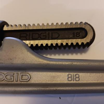 18" 8|8 Ridgid Aluminum Pipe Wrench