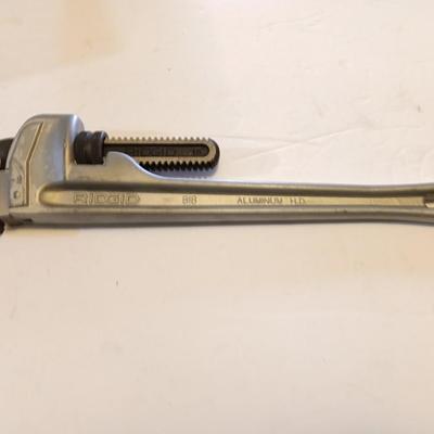 18" 8|8 Ridgid Aluminum Pipe Wrench