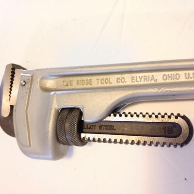 18" 8|8 Ridgid Aluminum Pipe Wrench