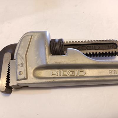 18" 8|8 Ridgid Aluminum Pipe Wrench