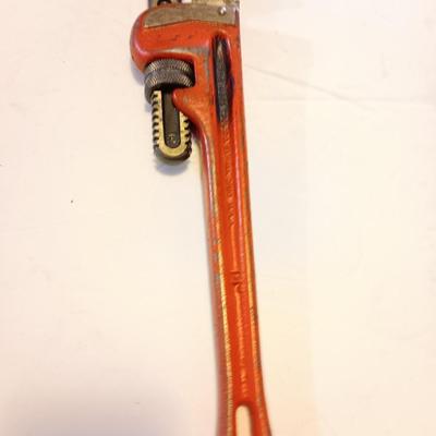 RIDGID TOOLS 14" PIPE WRENCH HEAVY DUTY - MADE IN USA - 14 - RIDGE TOOL CO. C75
