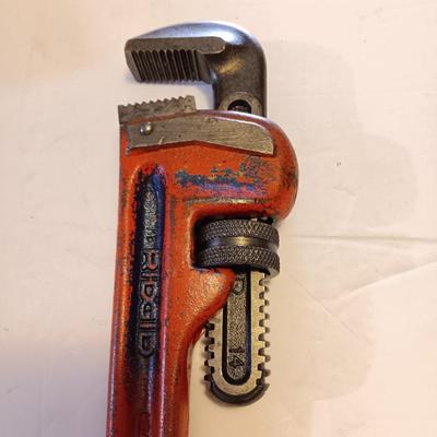 RIDGID TOOLS 14" PIPE WRENCH HEAVY DUTY - MADE IN USA - 14 - RIDGE TOOL CO. C75