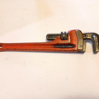RIDGID TOOLS 14" PIPE WRENCH HEAVY DUTY - MADE IN USA - 14 - RIDGE TOOL CO. C75