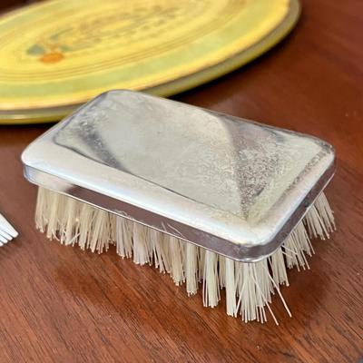 Antique Vanity Hair Brush Set: Webster & Lullaby Sterling