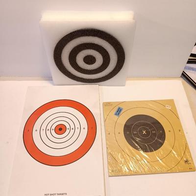 Variety of Targets - target shooting targets Foam & paper
