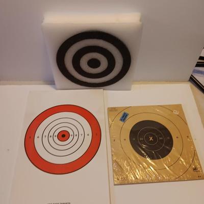 Variety of Targets - target shooting targets Foam & paper