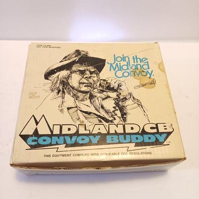 Vintage Midland Convoy Buddy 77-882 CB Radio in box! 1976