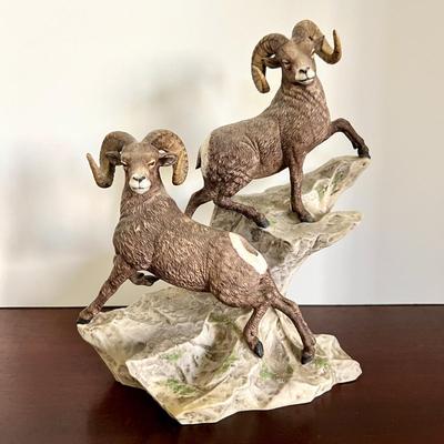 Vintage Lenox Wildlife of the Seven Continents Porcelain Bighorn Sheep