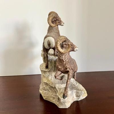 Vintage Lenox Wildlife of the Seven Continents Porcelain Bighorn Sheep