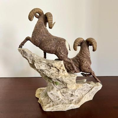 Vintage Lenox Wildlife of the Seven Continents Porcelain Bighorn Sheep