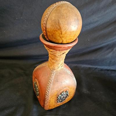 Leather Bound Decanter, Bookends and More (LR-DW)