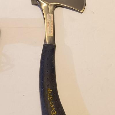 Nice Estwing Hatchet with leather blade cover