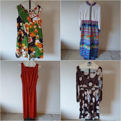 Vintage 60s & 70s Dresses Size Medium Large(B1-BBL)