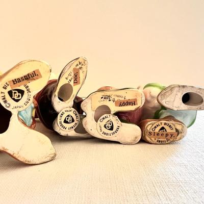 4 Vintage Walt Disney Prod. Snow White & Seven Dwarfs Figurines