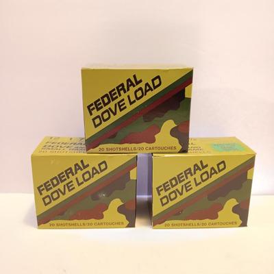 Federal 12 Guage 1 oz. 7 1/2 Dove and small Game Ammunition - 60 Shells