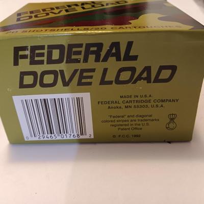 Federal 12 Guage 1 oz. 7 1/2 Dove and small Game Ammunition - 60 Shells