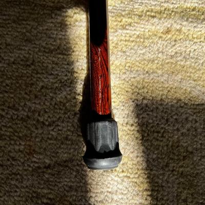 N471 Duval Brasseur Mermaid Handle Brass and Rosewood Cane