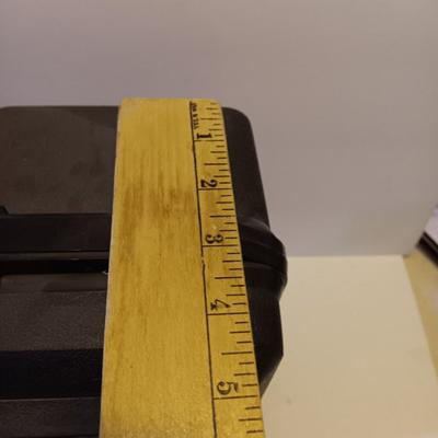 Two plastic DOSKOCIL pistol / gun storage cases
