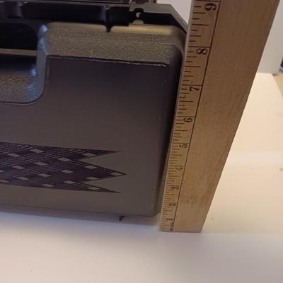 Two plastic DOSKOCIL pistol / gun storage cases