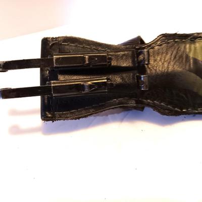 AITOR BOWIE knife with leather camouflage sheath