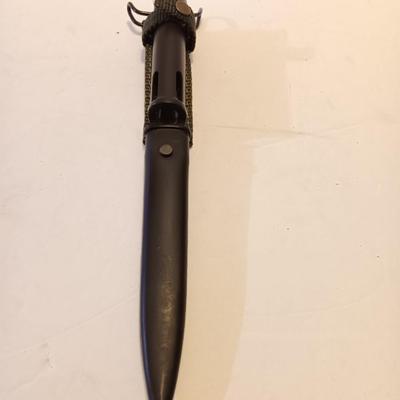 FN FAL C bayonet, Belgium M63 with scabbard